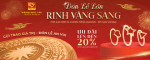 ĐÓN LỄ LỚN – RINH VÀNG SANG: ƯU ĐÃI LÊN ĐẾN 20% TẠI VÀNG PHÚ TÀI